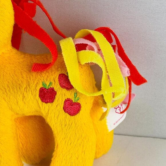 Hasbro Funrise Apple Jack Green Eyes Shredded Hair 2014 Plush Animal Kids - Picture 5 of 5